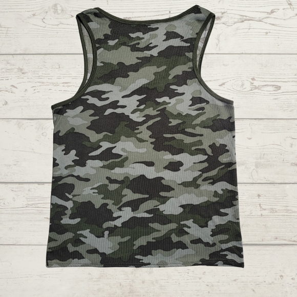 Lucky Brand Knit Camo Tank - Picture 3 of 5